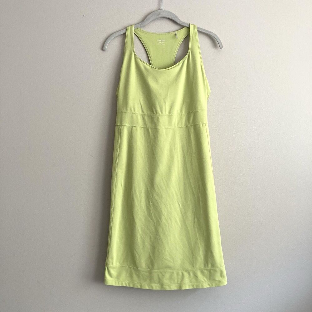 Toad & Co. Aqua Culture Racerback Dress Womens Small Cucumber Active Casual
